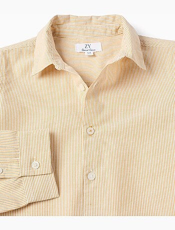 Maglietta in cotone a manica lunga con righe