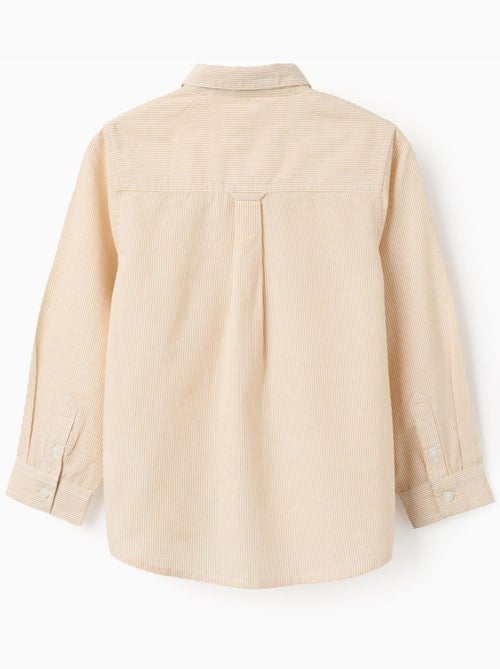 Maglietta in cotone a manica lunga con righe - Kiabi