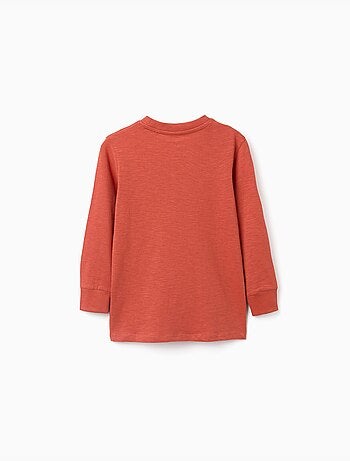 T-shirt a manica lunga in cotone work of art