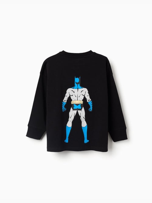 Maglietta in cotone a manica lunga con stampe di batman - Kiabi Maglietta in cotone a manica lunga con stampe di batman - Kiabi