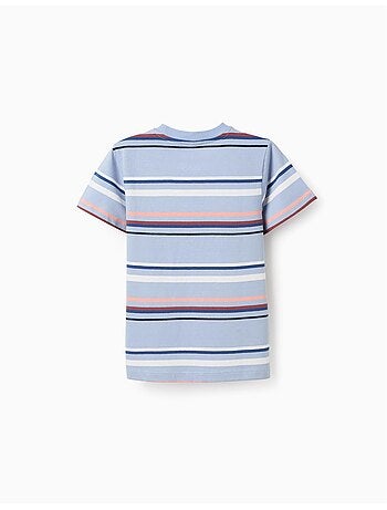 Maglietta in cotone a righe