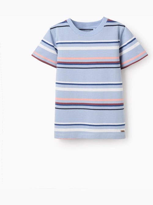 Maglietta in cotone a righe - Kiabi