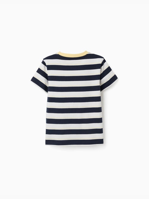 Maglietta in cotone a righe - Kiabi Maglietta in cotone a righe - Kiabi