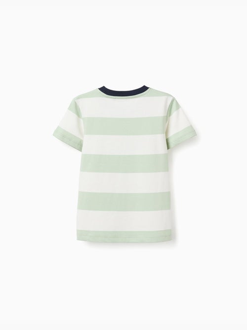Maglietta in cotone a righe - Kiabi Maglietta in cotone a righe - Kiabi
