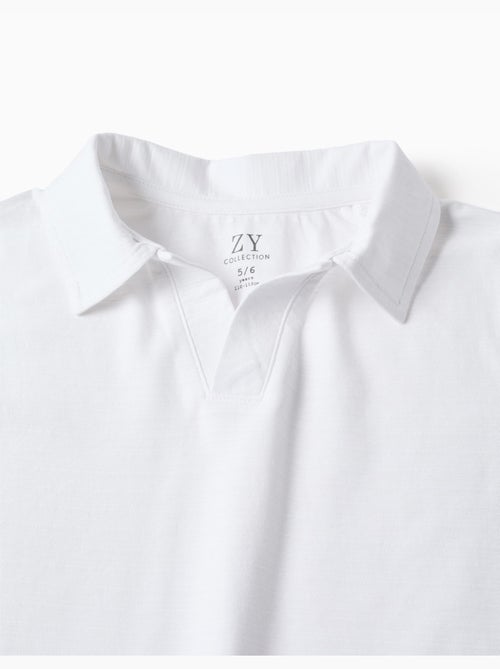 Maglietta in cotone con jacquard - Kiabi