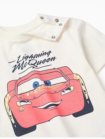 Maglietta in cotone con Saetta McQueen