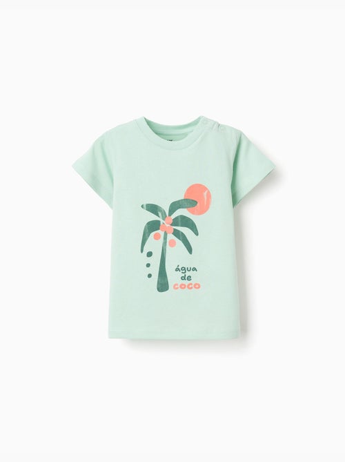 Maglietta in cotone con stampa Água de Coco - Kiabi