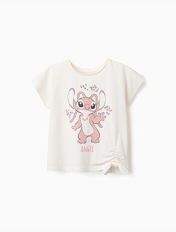 Maglietta in cotone con stampa Angel