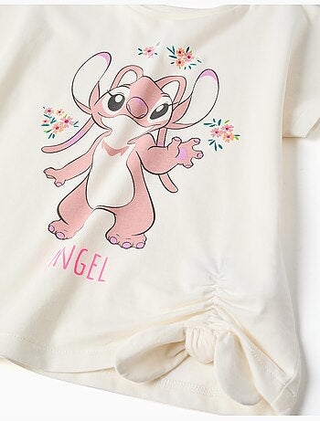 Maglietta in cotone con stampa Angel