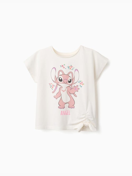 Maglietta in cotone con stampa Angel - Kiabi