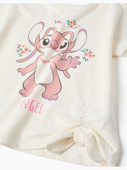 Maglietta in cotone con stampa Angel - Kiabi