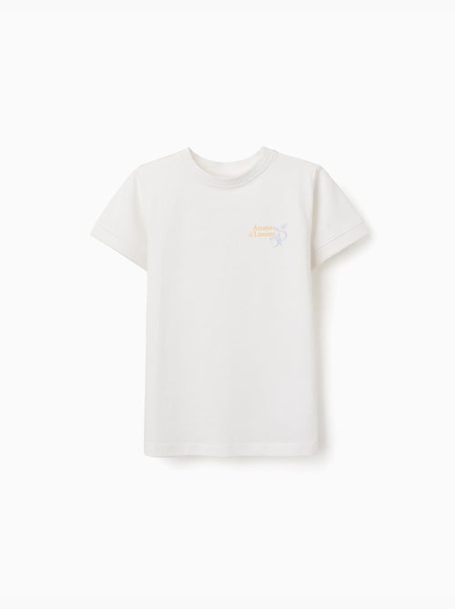 Maglietta in cotone con stampa Aroma di Limone - Kiabi