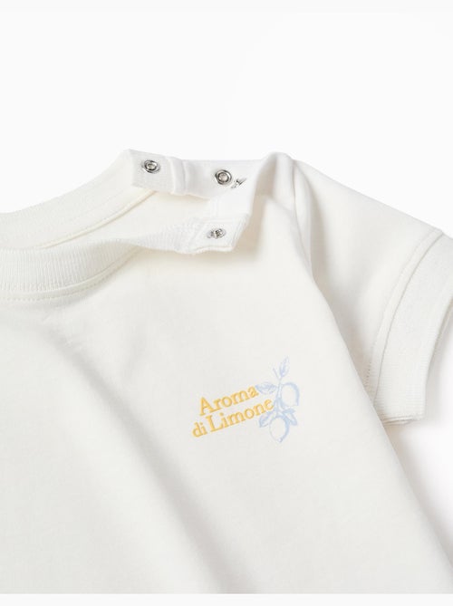 Maglietta in cotone con stampa Aroma di Limone - Kiabi