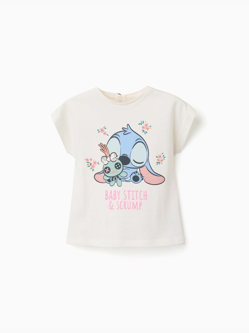 Maglietta in cotone con stampa Baby Stitch - Kiabi