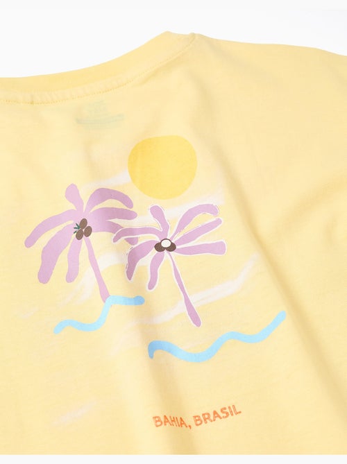 Maglietta in cotone con stampa Banho de Mar - Kiabi