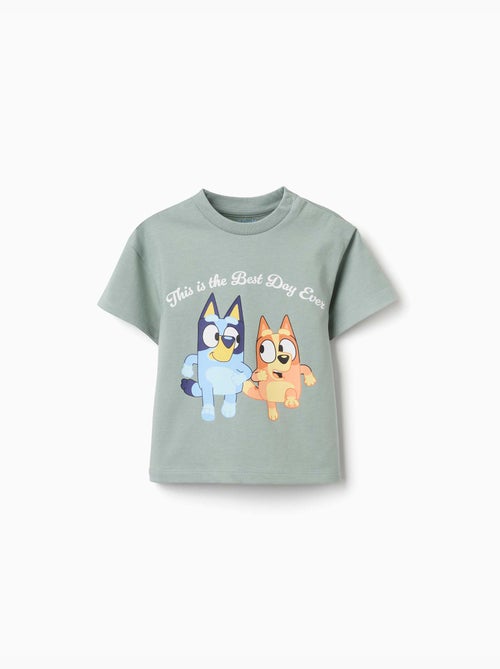 Maglietta in cotone con stampa Bluey e Bingo - Kiabi