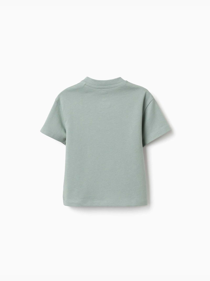 Maglietta in cotone con stampa Bluey e Bingo Verde - Kiabi