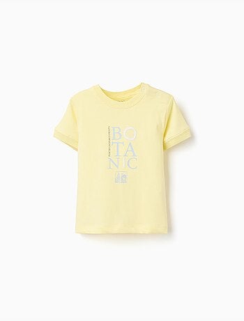 Maglietta in cotone con stampa Botanic