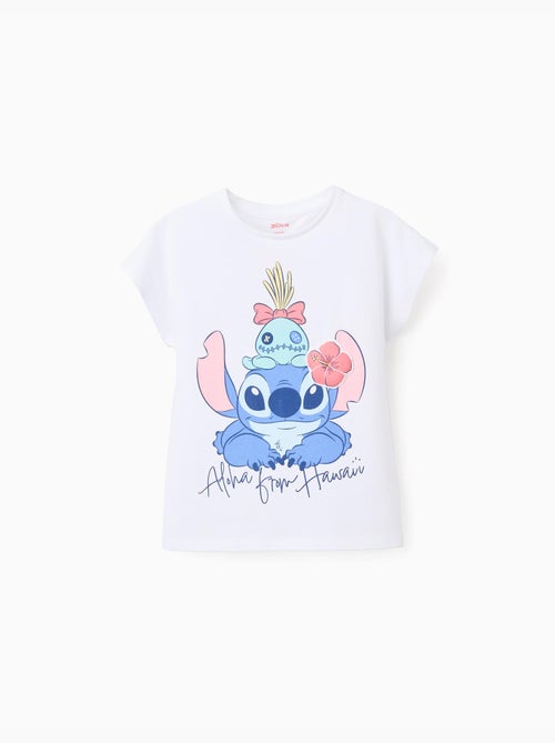 Maglietta in cotone con stampa di Stitch e Scrump - Kiabi Maglietta in cotone con stampa di Stitch e Scrump - Kiabi