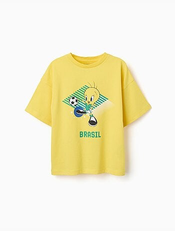 Maglietta in cotone con stampa di Tweety