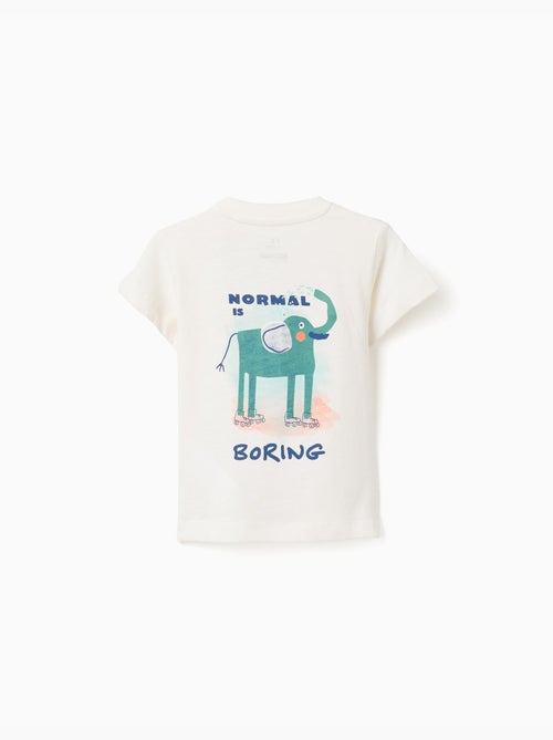 Maglietta in cotone con stampa elefante - Kiabi Maglietta in cotone con stampa elefante - Kiabi