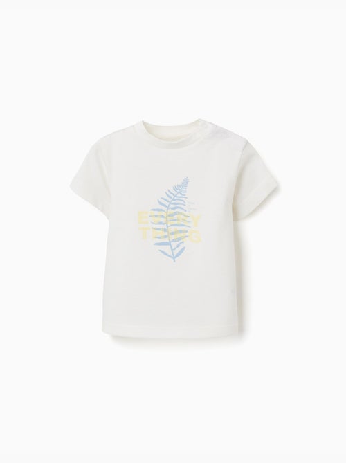 Maglietta in cotone con stampa Everything - Kiabi