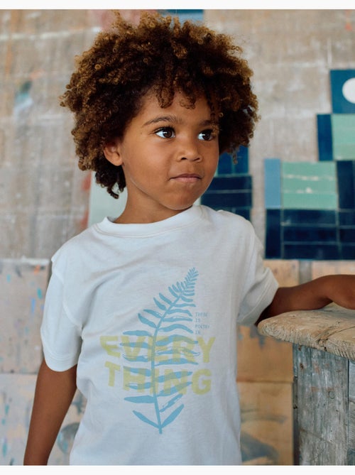 Maglietta in cotone con stampa Everything - Kiabi