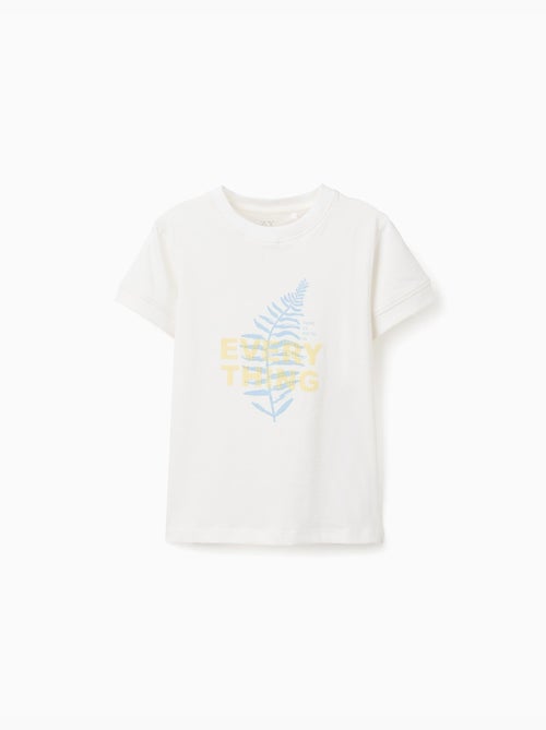Maglietta in cotone con stampa Everything - Kiabi