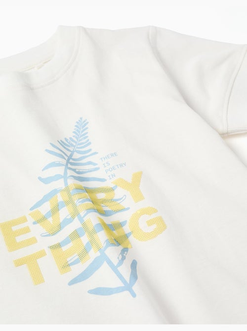 Maglietta in cotone con stampa Everything - Kiabi