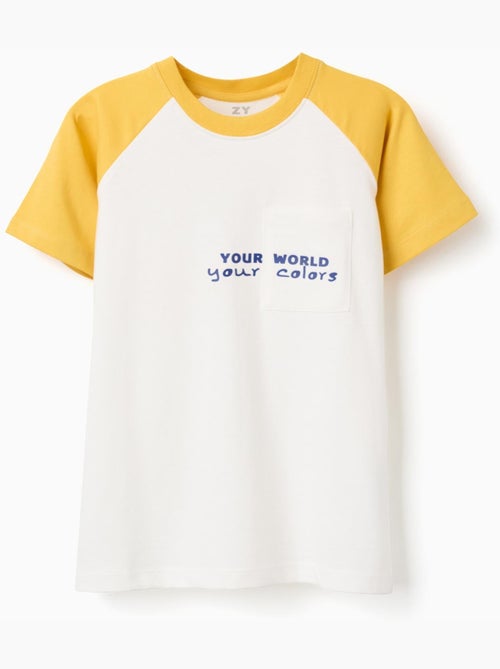 Maglietta in cotone con stampa - Kiabi