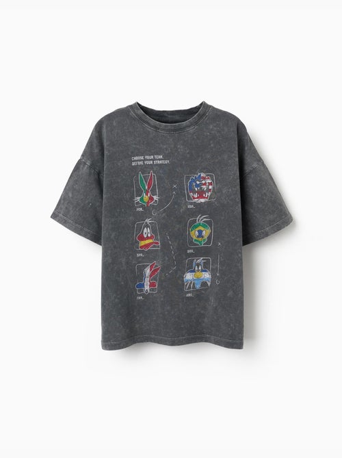 Maglietta in cotone con stampa Looney Tunes - Kiabi Maglietta in cotone con stampa Looney Tunes - Kiabi