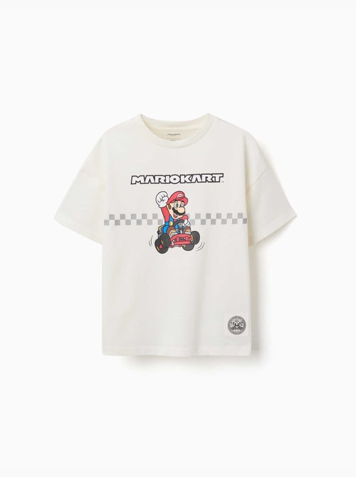 Maglietta in cotone con stampa Mario Kart - Kiabi Maglietta in cotone con stampa Mario Kart - Kiabi