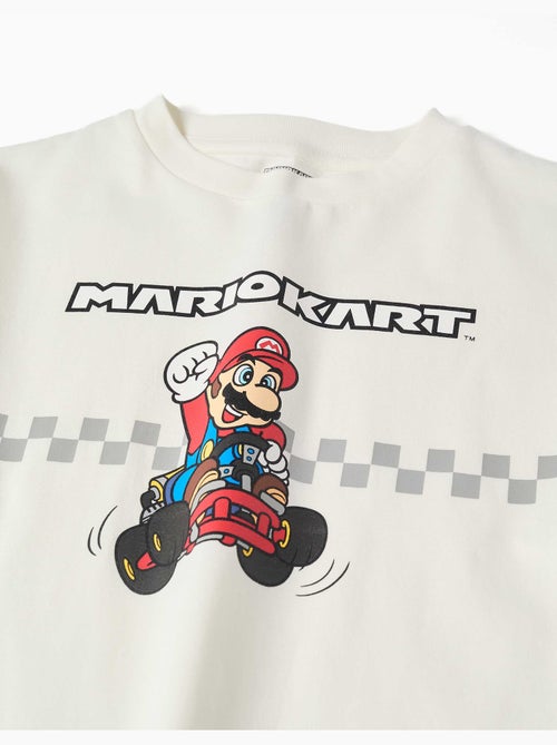 Maglietta in cotone con stampa Mario Kart - Kiabi Maglietta in cotone con stampa Mario Kart - Kiabi