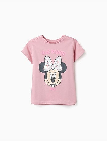 Maglietta in cotone con stampa Minnie