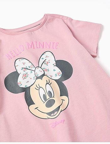 Maglietta in cotone con stampa Minnie