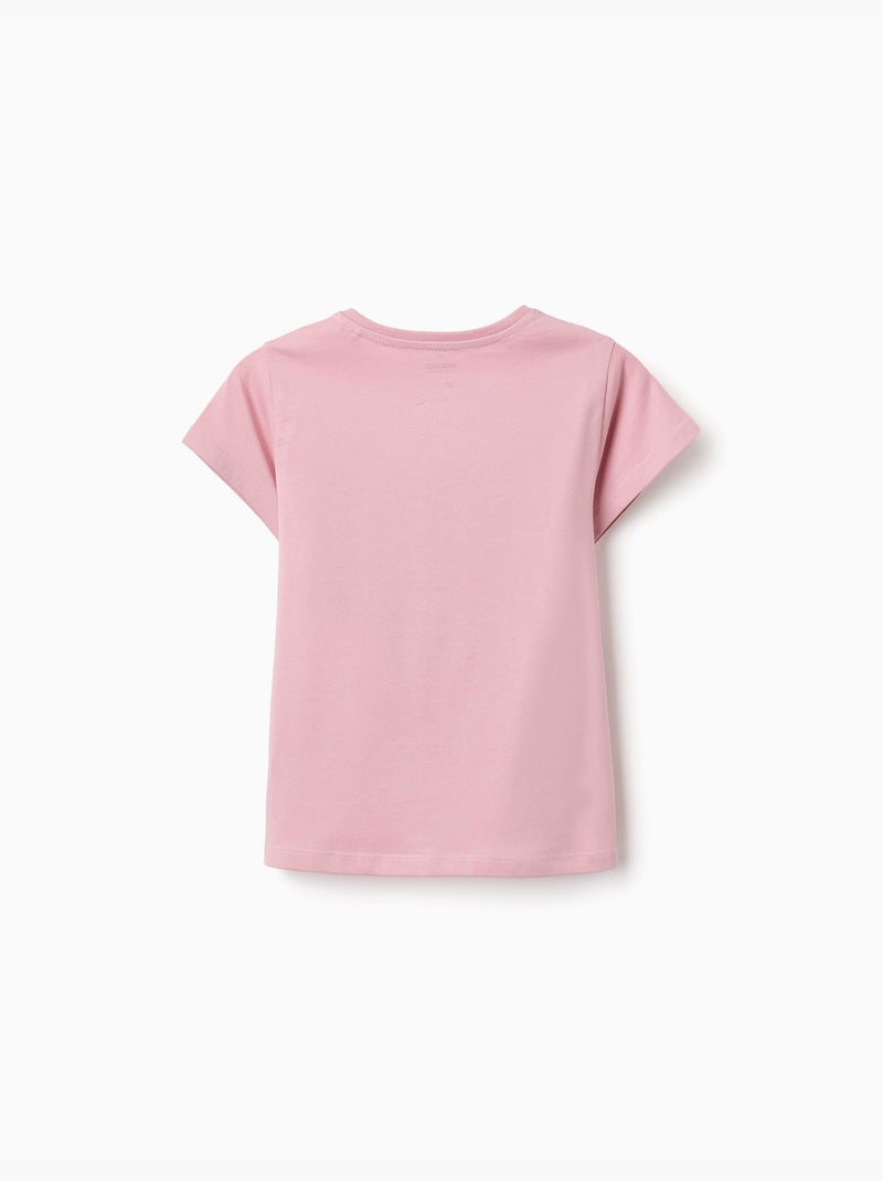 Maglietta in cotone con stampa Minnie Rosa chiaro - Kiabi