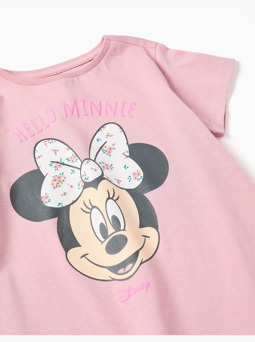 Maglietta in cotone con stampa Minnie - Kiabi Maglietta in cotone con stampa Minnie - Kiabi