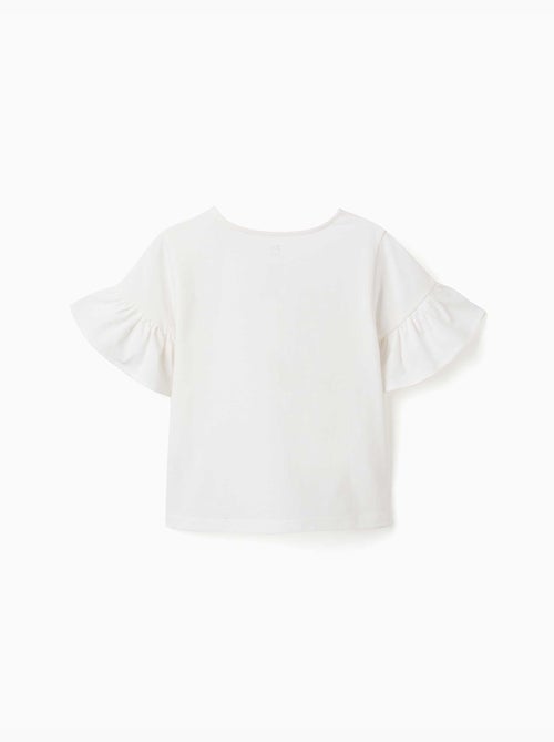 Maglietta in cotone con stampa More Love - Kiabi Maglietta in cotone con stampa More Love - Kiabi