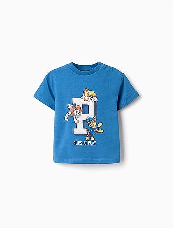 Maglietta in cotone con stampa Paw Patrol
