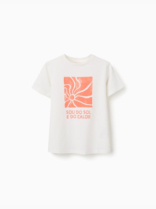 Maglietta in cotone con stampa Sou do Sol - Kiabi