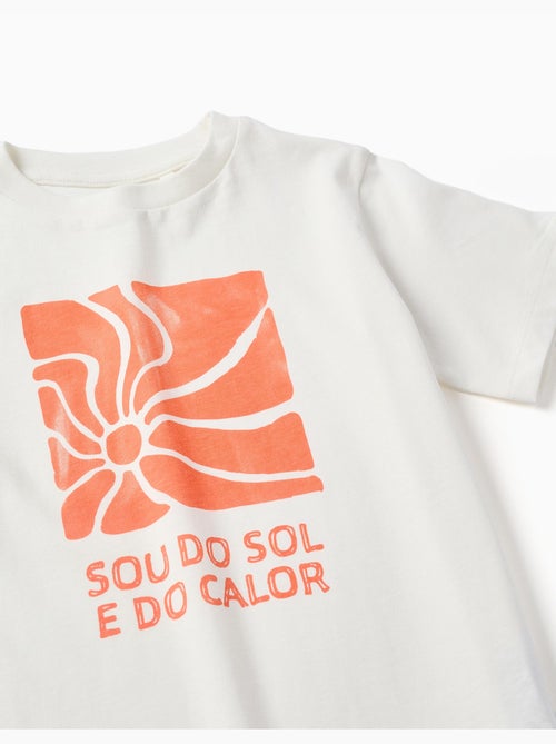 Maglietta in cotone con stampa Sou do Sol - Kiabi
