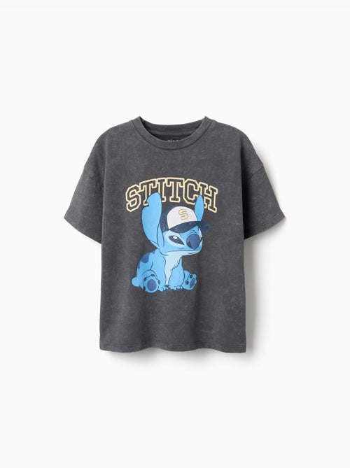 Maglietta in cotone con stampa Stitch - Kiabi