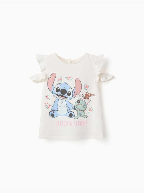 Maglietta in cotone con stampa Stitch & Scrump - Kiabi Maglietta in cotone con stampa Stitch & Scrump - Kiabi