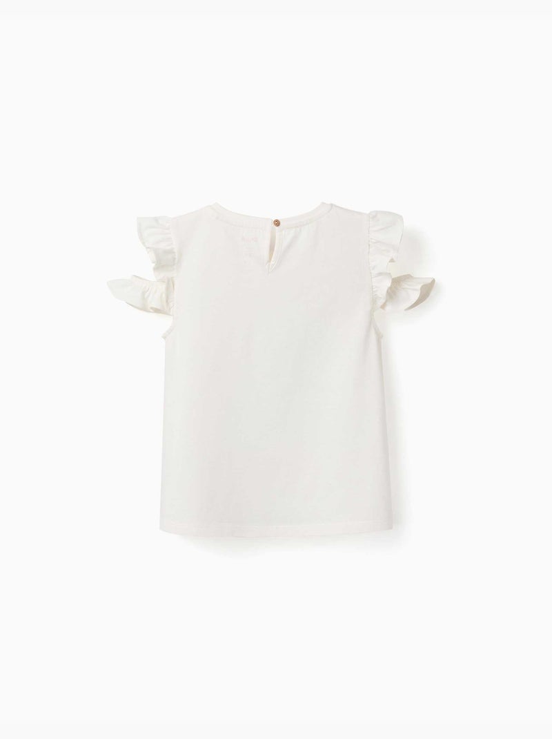 Maglietta in cotone con stampa Stitch & Scrump Beige chiaro - Kiabi