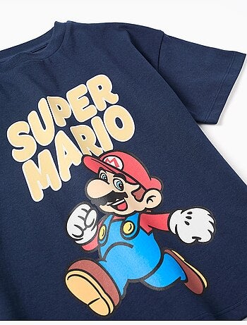 Maglietta in cotone con stampa Super Mario