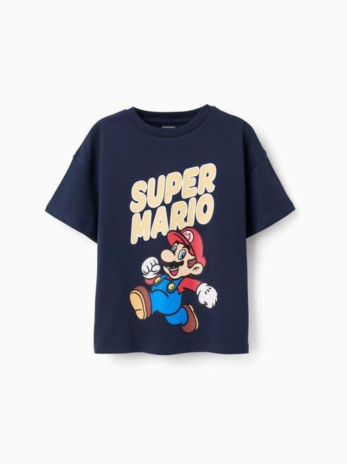 Maglietta in cotone con stampa Super Mario - Kiabi