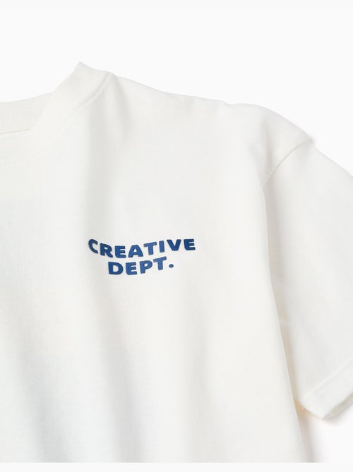 Maglietta in cotone con stampe Creativity - Kiabi