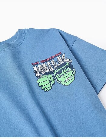 Maglietta in cotone con stampe di Hulk