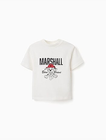 Maglietta in cotone con stampe di Marshall
