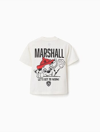 Maglietta in cotone con stampe di Marshall